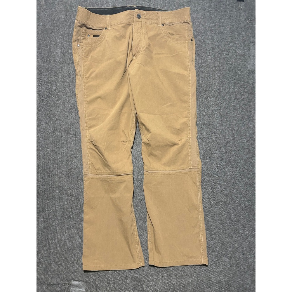 Kuhl radikl pants mens outdoors hiking climbing fit 38X29 (tag 38X30) tan